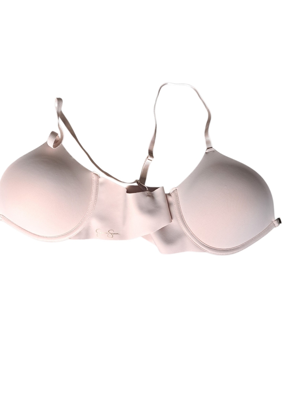 Jessica Simpson 36C Nude Lightly Lined Underwire T-Shirt Bra Smooth Everyday